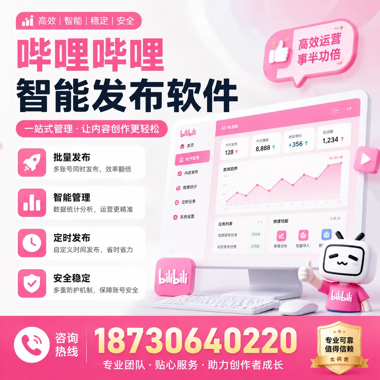 如何评估哔哩哔哩智能发布软件的ROI?吐鲁番 企业必读