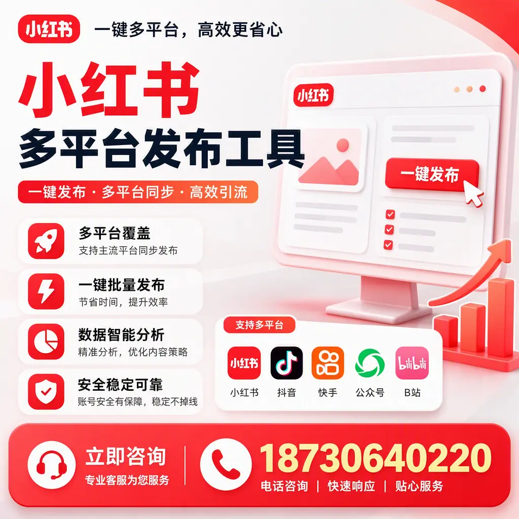 小红书多平台发布工具在 吐鲁番 的应用与优势解析