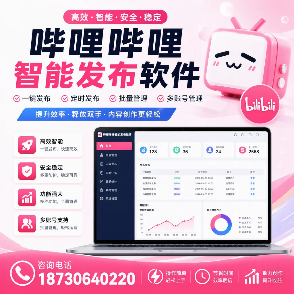 提升内容质量的秘诀:哔哩哔哩智能发布软件在 吐鲁番 的应用